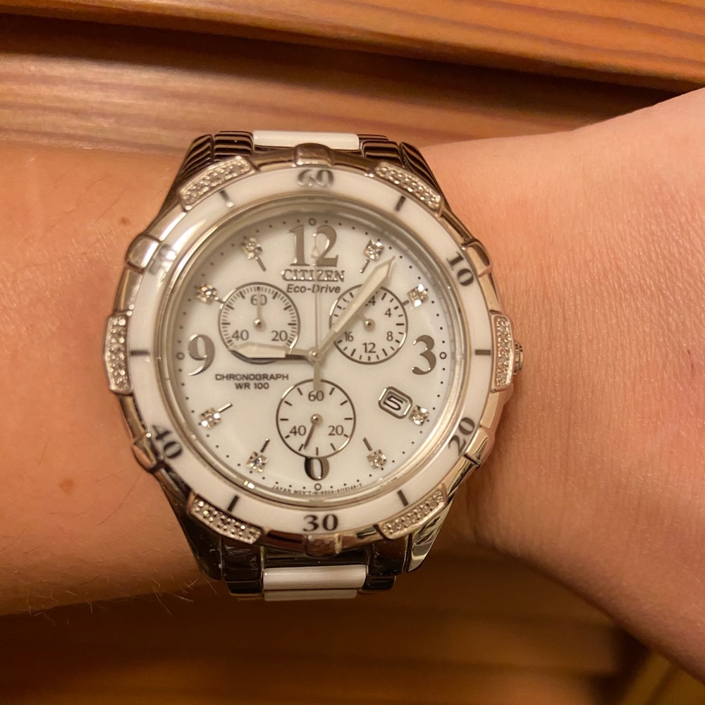 Citizen Chandler Watch, White